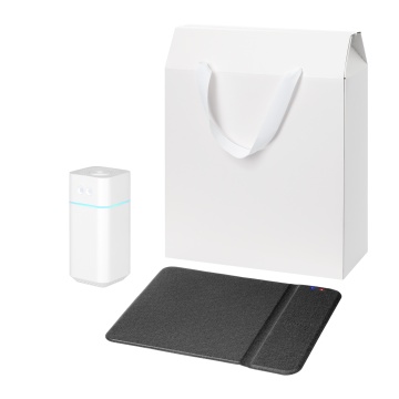 Portobello Подарочный набор Cloud NEO, Ноnor, черный (увлажнитель воздуха, зарядное устройство) с логотипом на заказ