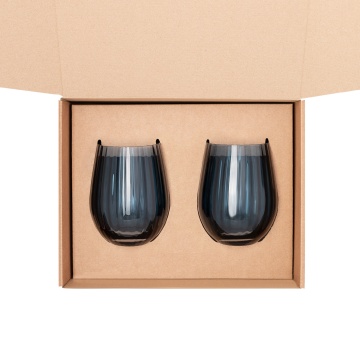 Portobello Подарочный набор 2 стакана для воды Тоскана (Toscana) с логотипом на заказ