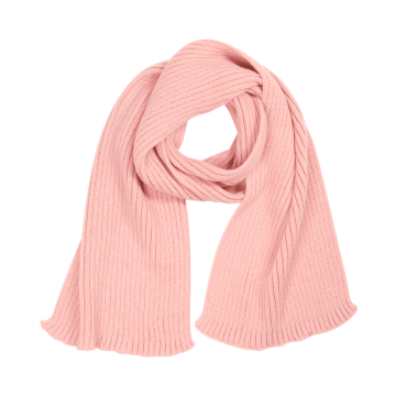 Portobello Шарф Форгес (Forges) вязаный, розовый с логотипом на заказ