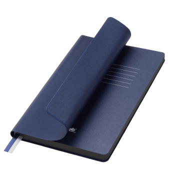 Portobello Ежедневник Moon river недатированный, синий с логотипом на заказ