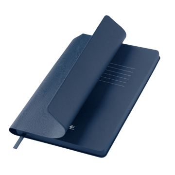 Portobello Ежедневник Молто (Molto) недатированный, синий (без упаковки, без стикера) с логотипом на заказ