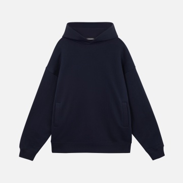 Portobello Худи оверсайз унисекс FUSION, темно-синий с логотипом на заказ