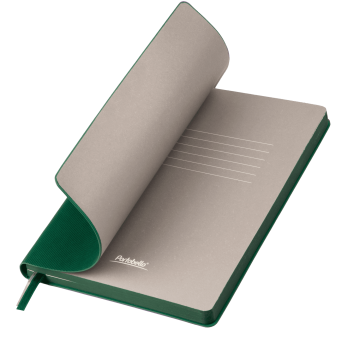 Portobello Ежедневник Рейн (Rain) недатированный, зеленый (без упаковки, без стикера) с логотипом на заказ