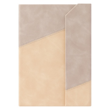 Portobello Ежедневник Магнетик Медио Горизонталь (Magnetic Medio Diagonal) 1/2, бежевый с логотипом на заказ
