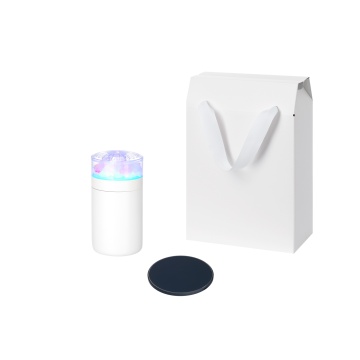 Portobello Подарочный набор Кристалл, Аурис (Crystal, Auris), синий (увлажнитель воздуха, зарядное устройство) с логотипом на заказ