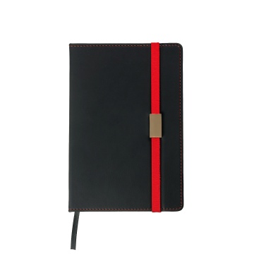 Portobello Ежедневник Кат Бук (Cut Book) недатированный, черный с логотипом на заказ