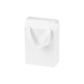 Portobello Подарочная коробка-пакет универсальная малая, белая, 186х100х277 мм с логотипом на заказ