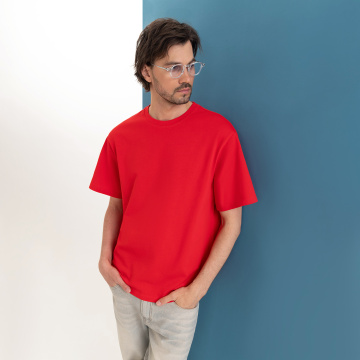 Portobello Футболка унисекс RUST NEO, 240 гр., красный, размер M/L с логотипом на заказ