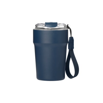 Portobello Термокружка вакуумная Монако (Monaco), синяя с логотипом на заказ