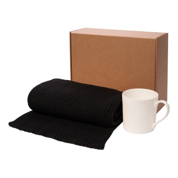 Portobello Подарочный набор Сиена (Siena), Форджес (Forges), черный с логотипом на заказ