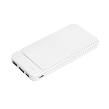 Portobello Внешний аккумулятор Старлайт Плюс НЕО (Starlight Plus NEO) 10000 mAh, белый с логотипом на заказ