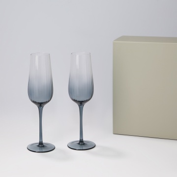 Portobello Подарочный набор 2 бокала для шампанского Mancera в серой коробке с логотипом на заказ