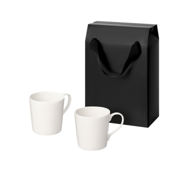 Portobello Подарочный набор Сиена (Siena) в коробке-пакете (две фарфоровых кружки) с логотипом на заказ