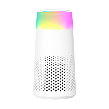 Portobello Очиститель воздуха с подсветкой Пьюр (Pure), белый с логотипом на заказ