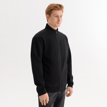 Portobello Толстовка на молнии ASTIN черная, размер XXXL с логотипом на заказ