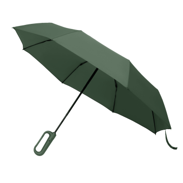 Portobello Зонт складной Азимут (Azimut), зеленый с логотипом на заказ