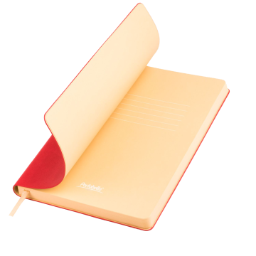 Portobello Ежедневник Latte NEW недатированный, красный/бежевый с логотипом на заказ