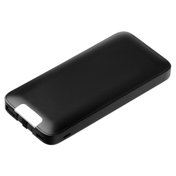 Portobello Внешний аккумулятор Оптима (Optima) 10000 mAh, черный с логотипом на заказ
