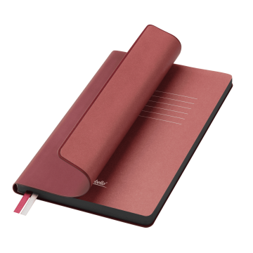 Portobello Ежедневник Мун Ривер (Moon River) недатированный, бургунди с логотипом на заказ