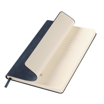 Portobello Ежедневник Верона (Verona) недатированный, синий с логотипом на заказ