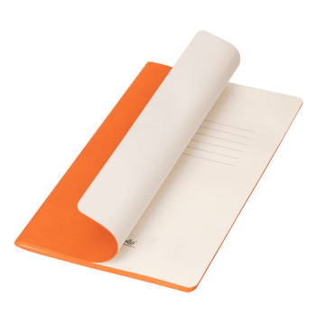 Portobello Блокнот Корса слим (Corsa slim), оранжевый с логотипом на заказ