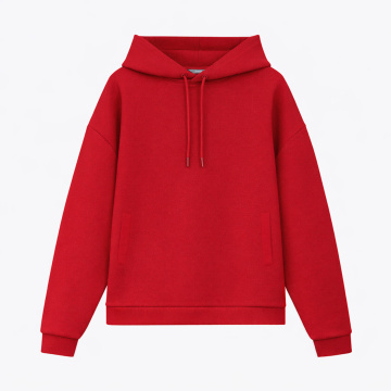 Portobello Худи релакс унисекс Баланс (Balance), с начесом, красный, размер M/L с логотипом на заказ