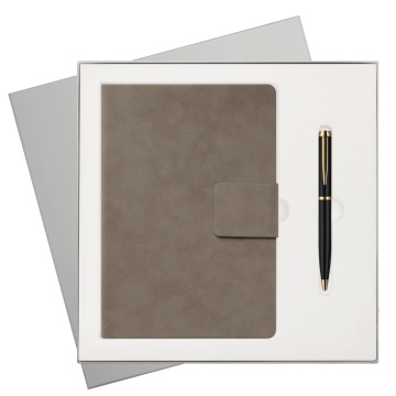 Portobello Подарочный набор Риц (Ritz), бежевый (ежедневник, ручка) с логотипом на заказ
