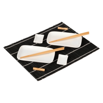 Portobello Набор для сервировки суши Токио (Tokyo) (10 предметов), черный с логотипом на заказ