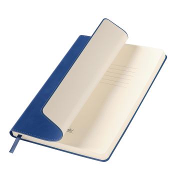 Portobello Ежедневник Верона (Verona) недатированный, ярко-синий с логотипом на заказ