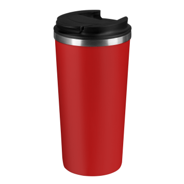 Portobello Термокружка вакуумная Palermo, красная с логотипом на заказ