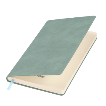 Portobello Ежедневник Stella недатированный с магнитом на обложке, бирюзовый с логотипом на заказ